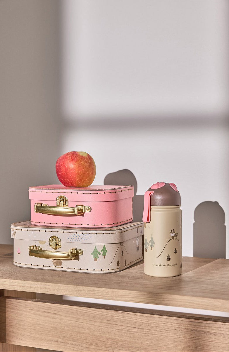 Borraccia Termica "Amici Della Foresta" Beige - 360ml