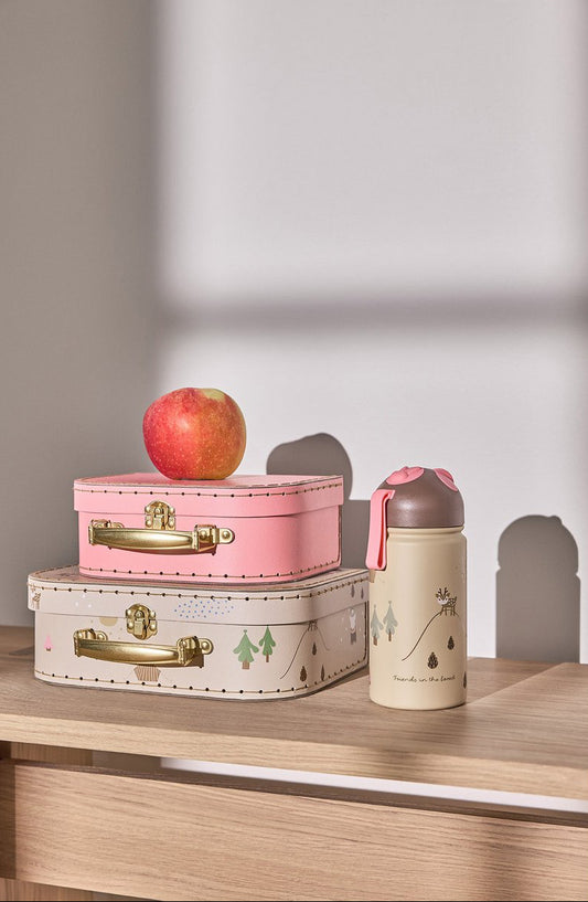 Borraccia Termica "Amici Della Foresta" Beige - 360ml