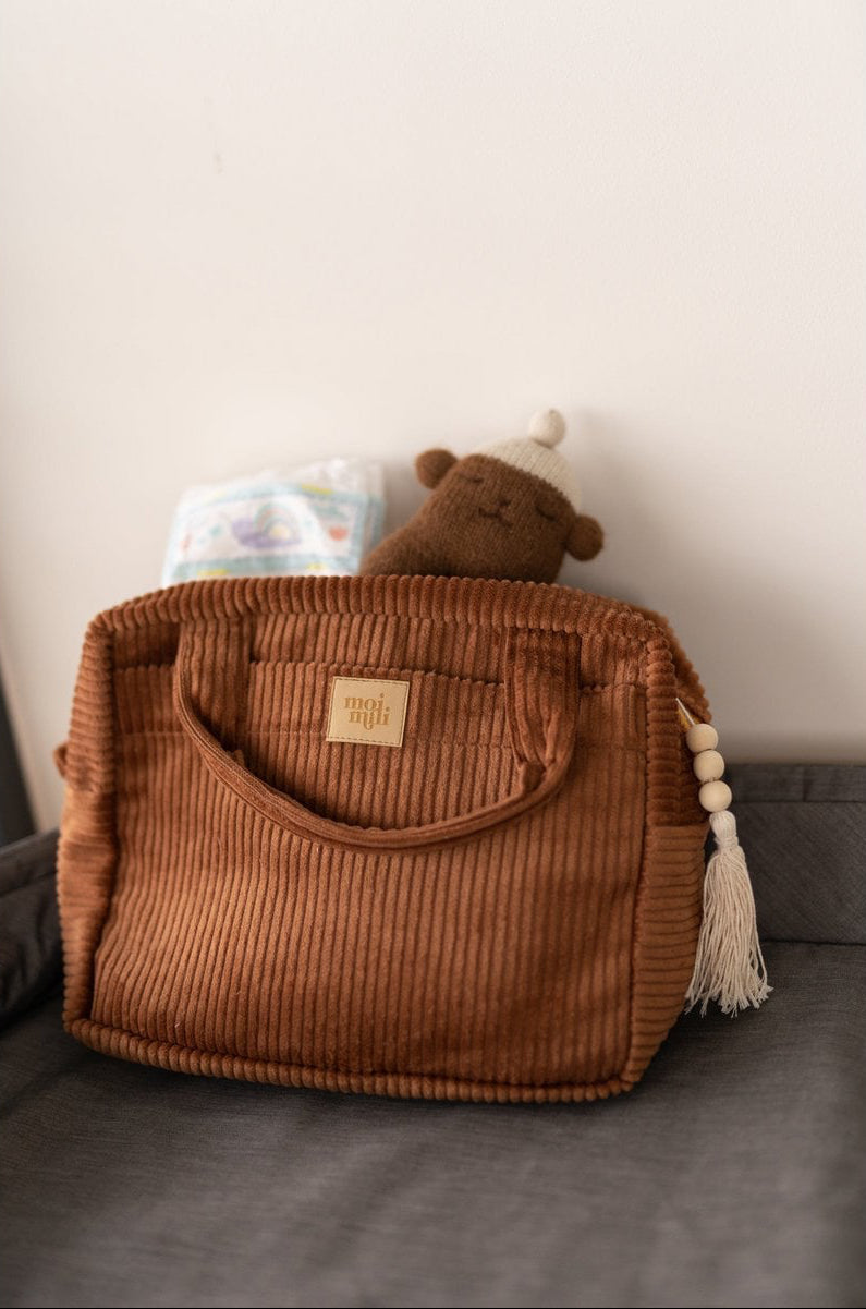 Set Trousse Viaggio Mamma & Bebè "Caramello"