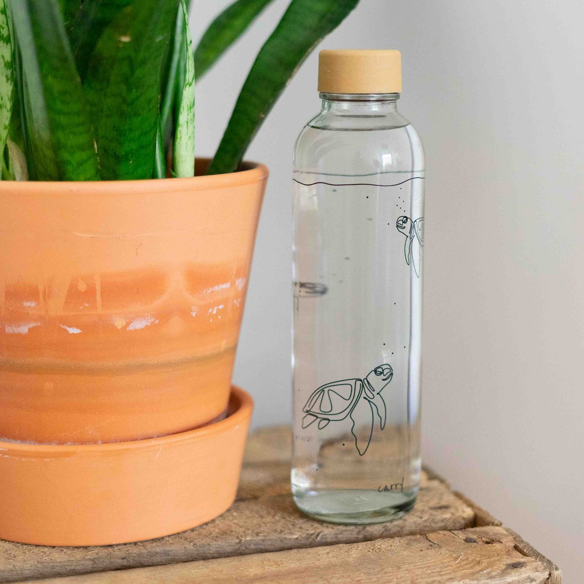 Borraccia in Vetro "Amici Dell'Oceano"  0,7 l