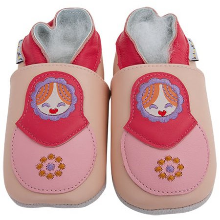 Pantofole in pelle "Matrioska"