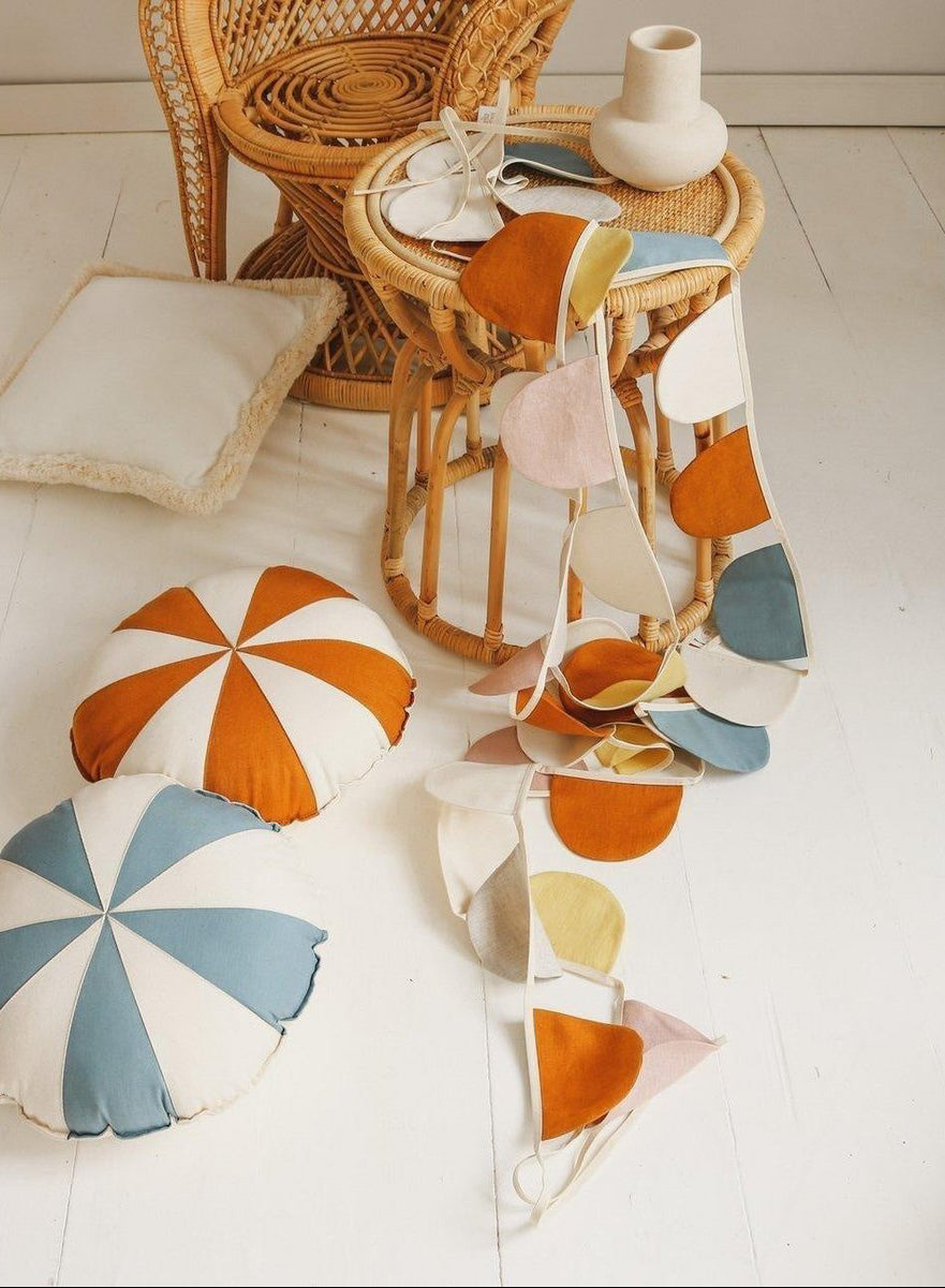 Cuscino Natalizio Patchwork “Caramel Candy”