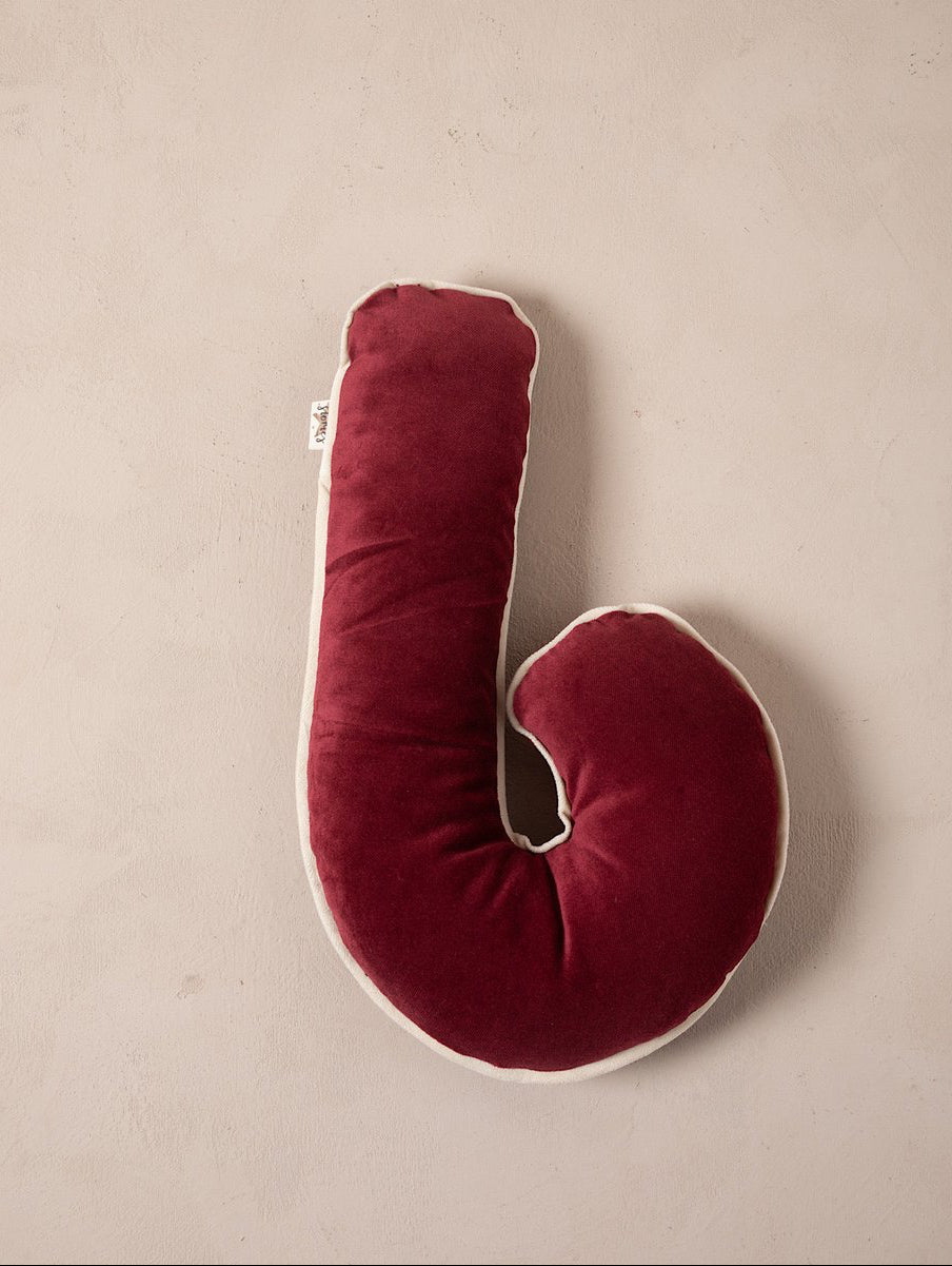 Cuscino Natalizio "Candy Cane - Borgogna"