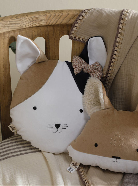 Cuscino Gattino in Velluto