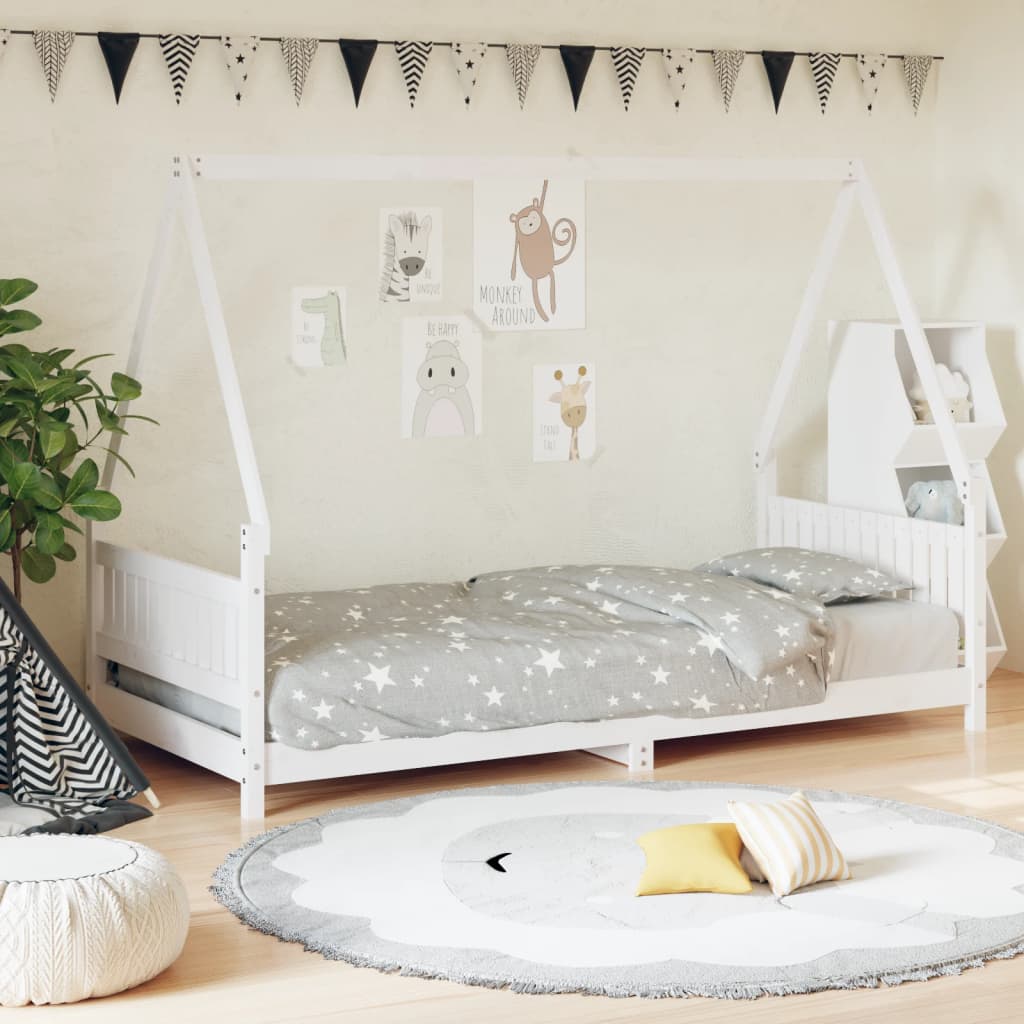 Giroletto Per Bambini 90X200Cm In Legno Massello Di Pino