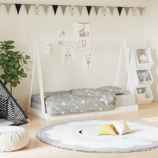 Giroletto Per Bambini 80X160Cm In Legno Massello Di Pino