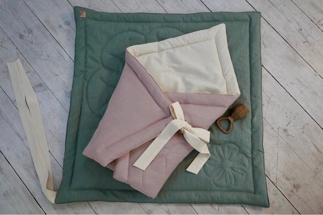 Sacco Nanna in lino "Conchiglia Sabbia"