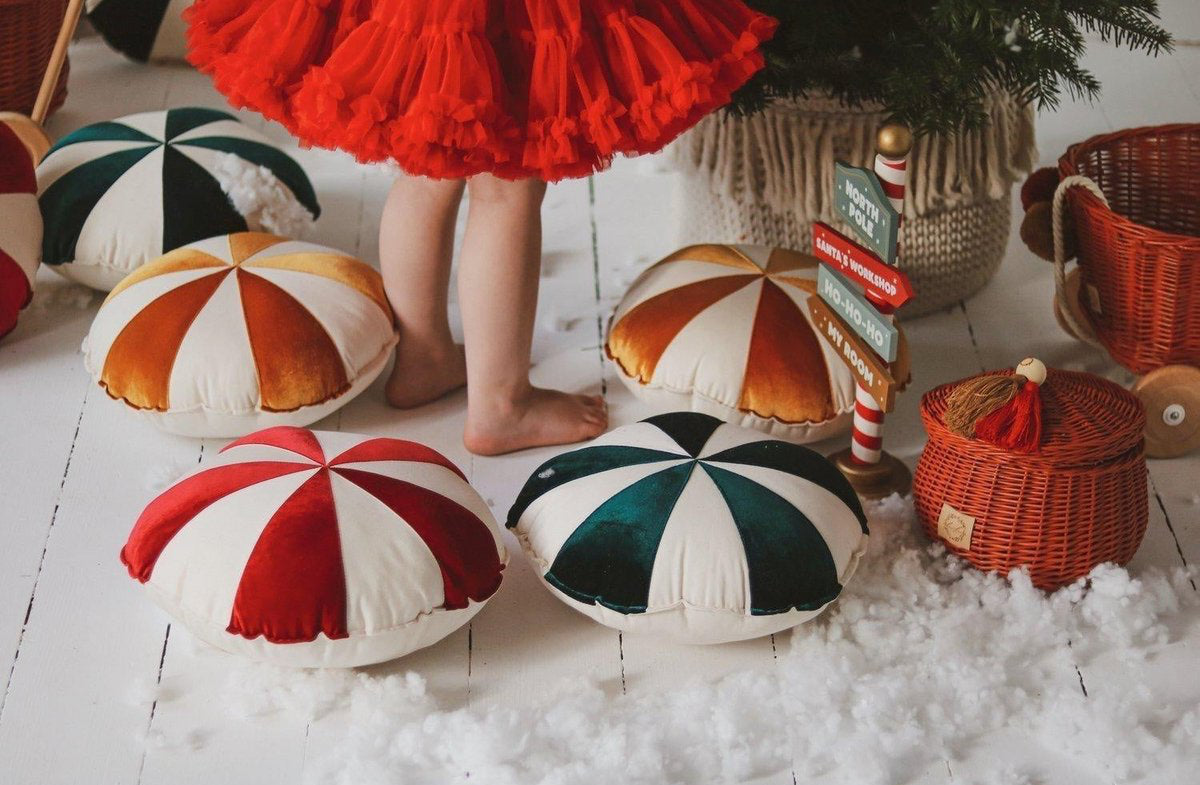 Cuscino Natalizio Patchwork “Green Candy”