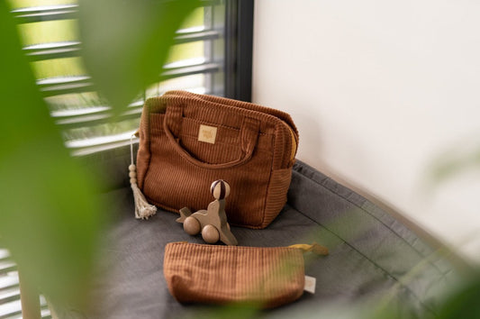 Borsa Organizer Cambio Pannolino "Caramello"