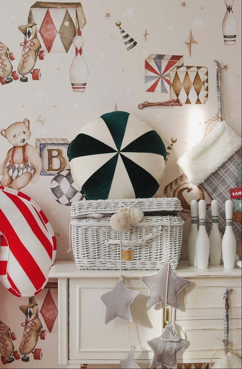 Cuscino Natalizio Patchwork “Green Candy”