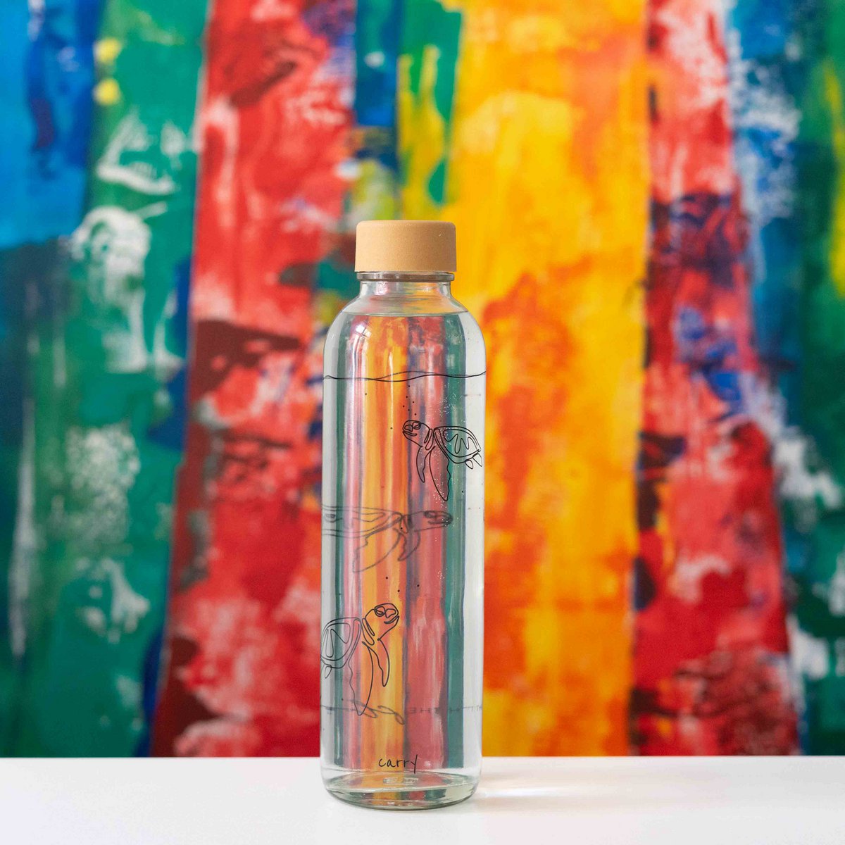 Borraccia in Vetro "Amici Dell'Oceano"  0,7 l