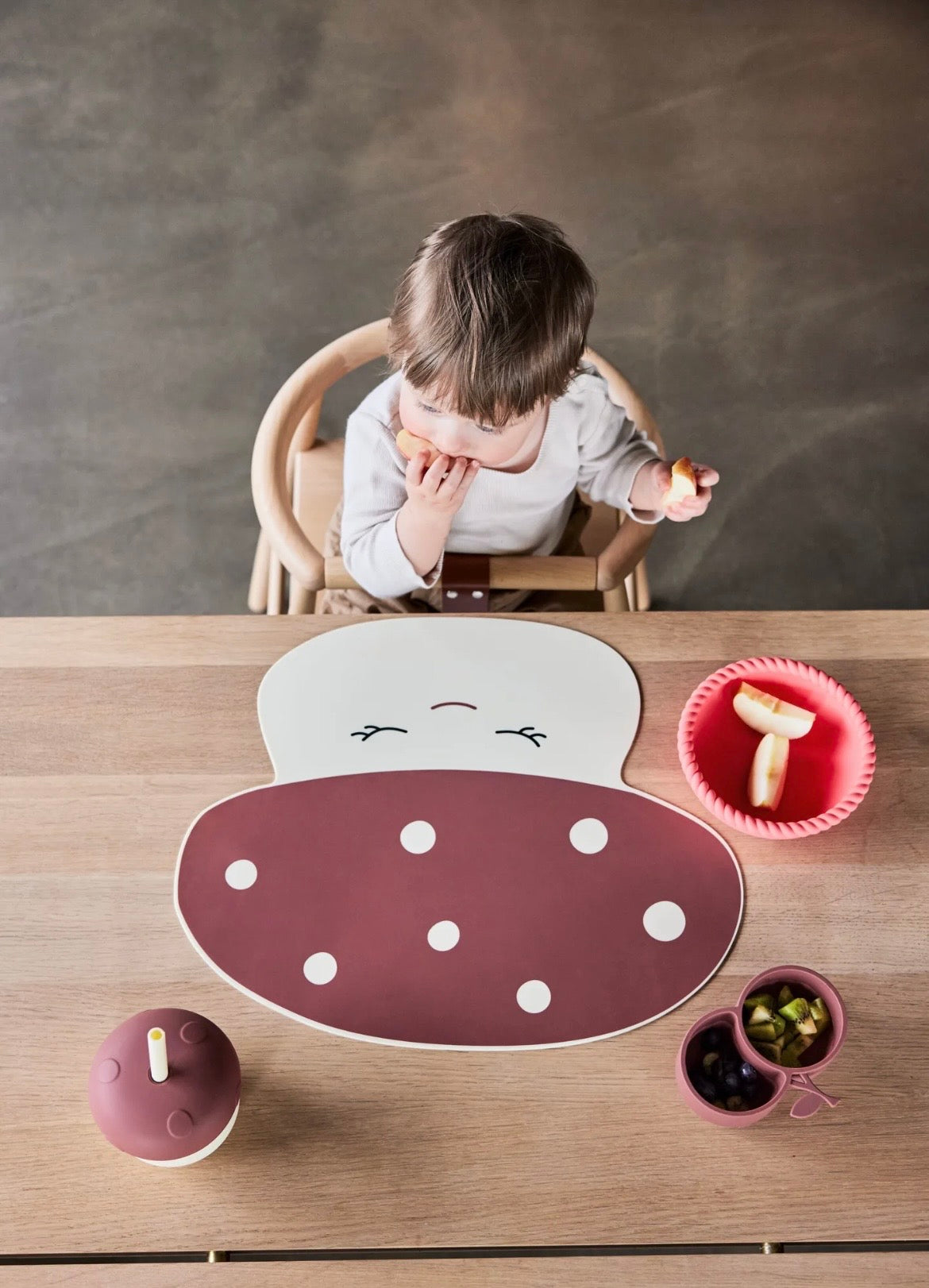 Tazza in Silicone con Cannuccia "Fungo"