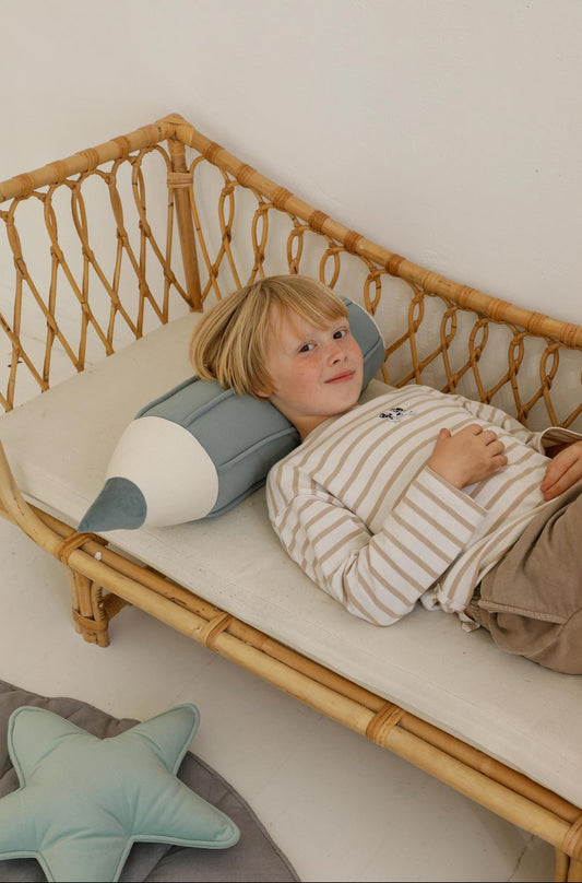 Cuscino in velluto "Pastello Petrolio"