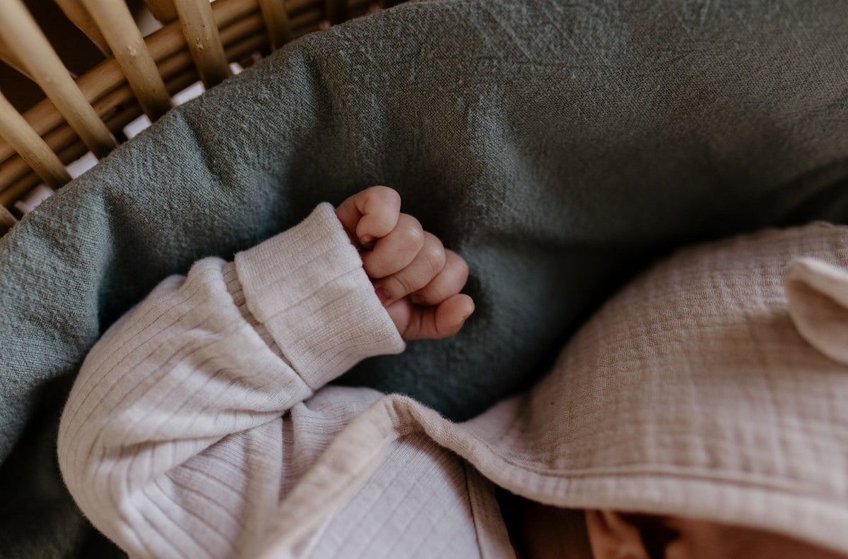 Set Copertina in lino "Conchiglia Occhio del mare" 90x135