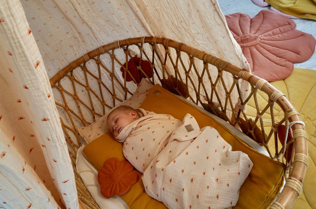 Set Copertina in mussola "Ocra" 95x65