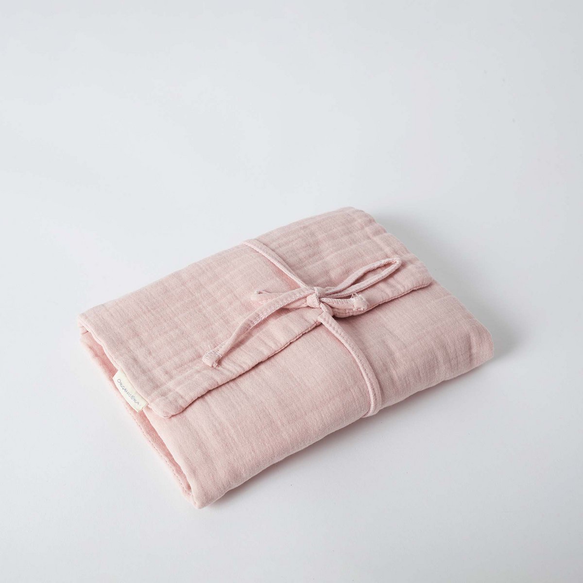 Materassino fasciatoio in mussola organica OrganicEra "Rosa"