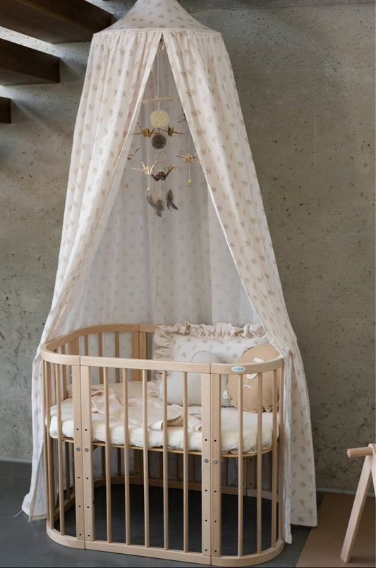 Baldacchino in mussola "Boho Flowers"