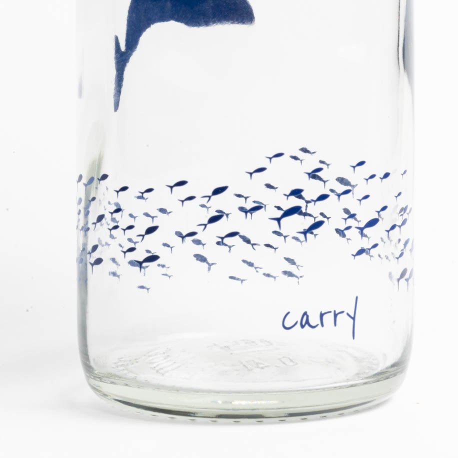 Borraccia in Vetro "Balena"  0,4 l