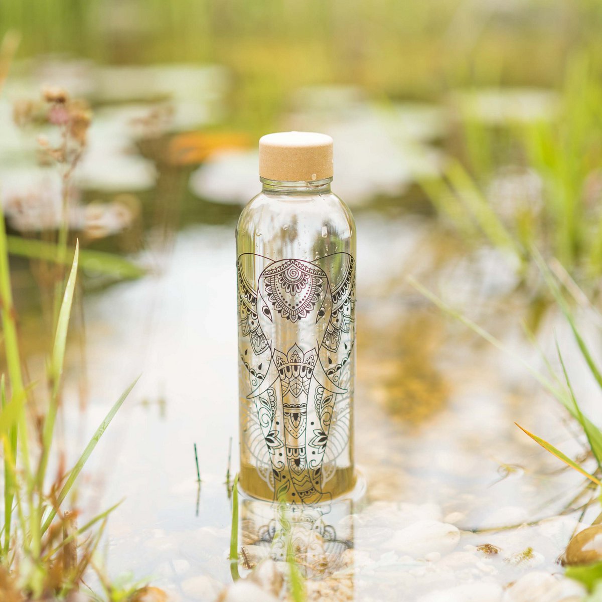 Borraccia in Vetro "Elefante"  0,7 l