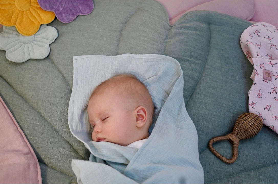 Copertina fasciatoio in mussola "Crema"