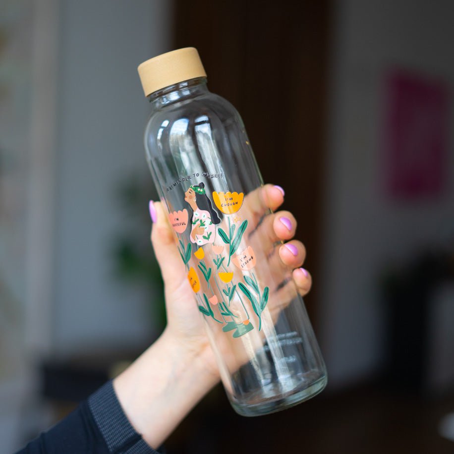 Borraccia in Vetro "Reminder To Myself"  0,7 l