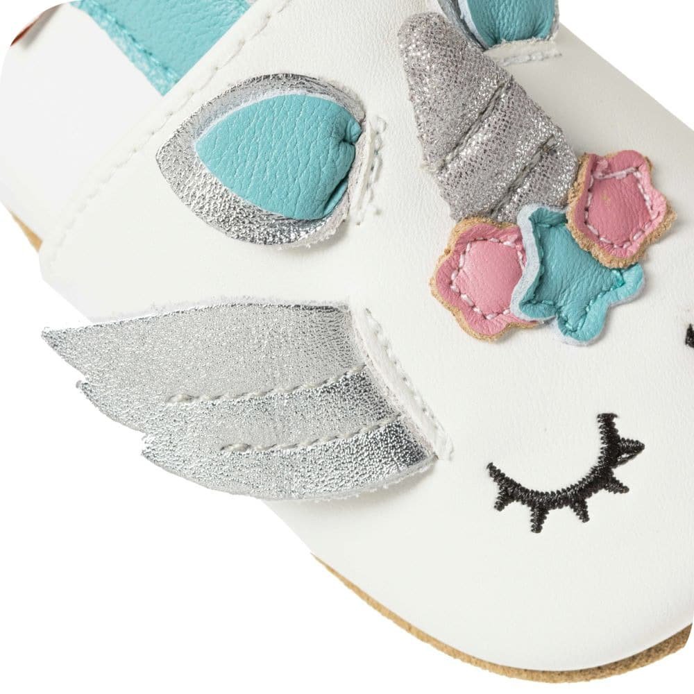 Pantofole in pelle "Unicorno"