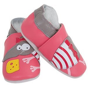 Ciabatte in pelle "Mouse"