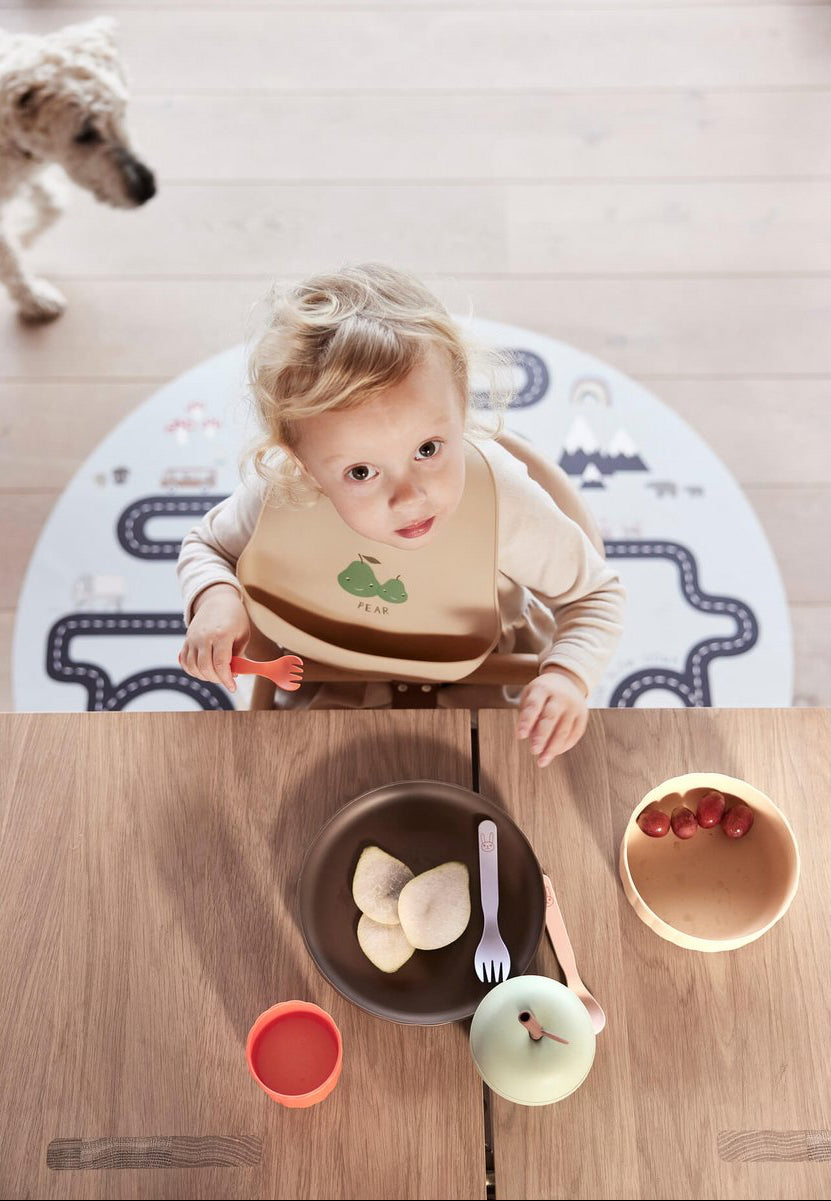 Set Bavaglini in silicone "Yummy" - Limone e Pera