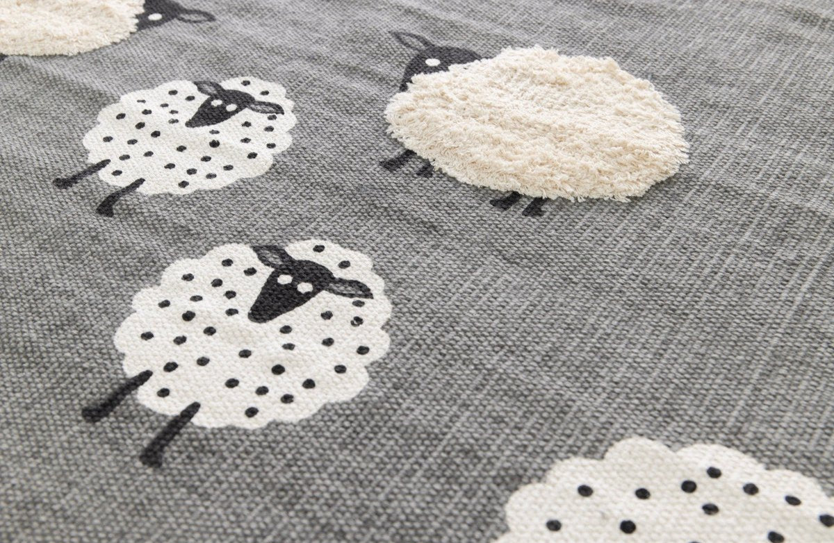 Tappeto in cotone "Little Sheep"