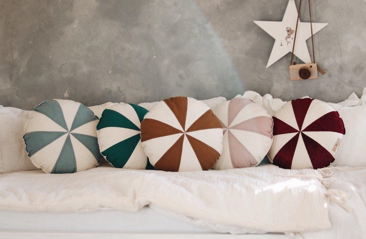 Cuscino Natalizio Patchwork “Pink Candy”