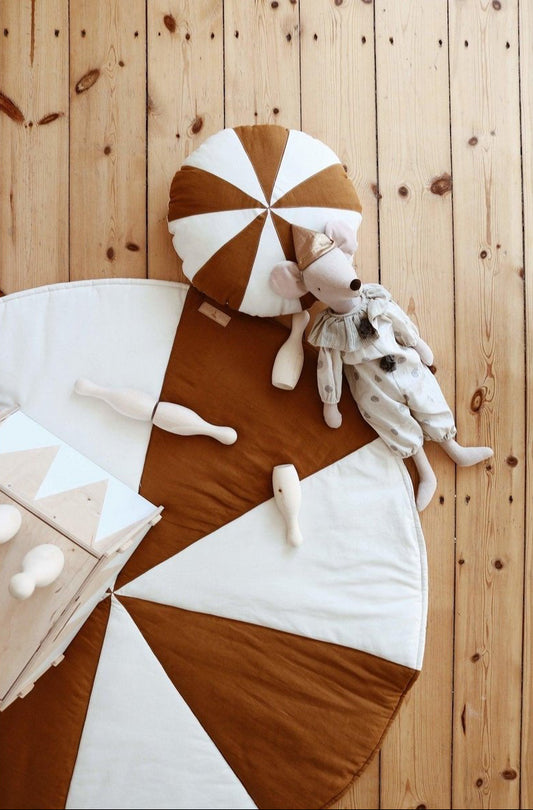 Cuscino Natalizio Patchwork “Caramel Candy”