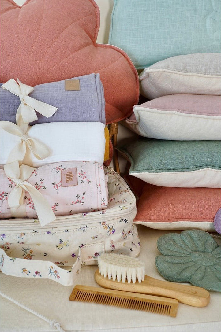 Copertina fasciatoio in mussola "Crema"