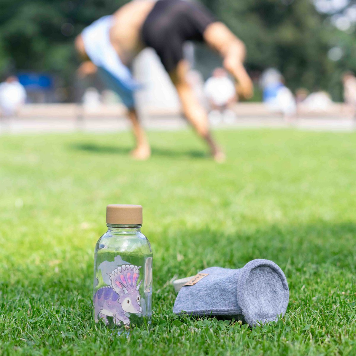 Borraccia in Vetro "Little Dino"  0,4 l